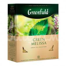 Чай Greenfield 100*1.5гр Green Melissa Зеленый