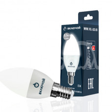 Лампа светодиодная Led Premium  8W E14 Свеча 4000К 220V C37-8W-E14-W
