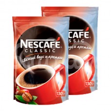 Кофе Nescafe Classic 130гр пакет